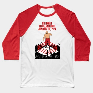 Ox Baker Cleveland Riot Baseball T-Shirt